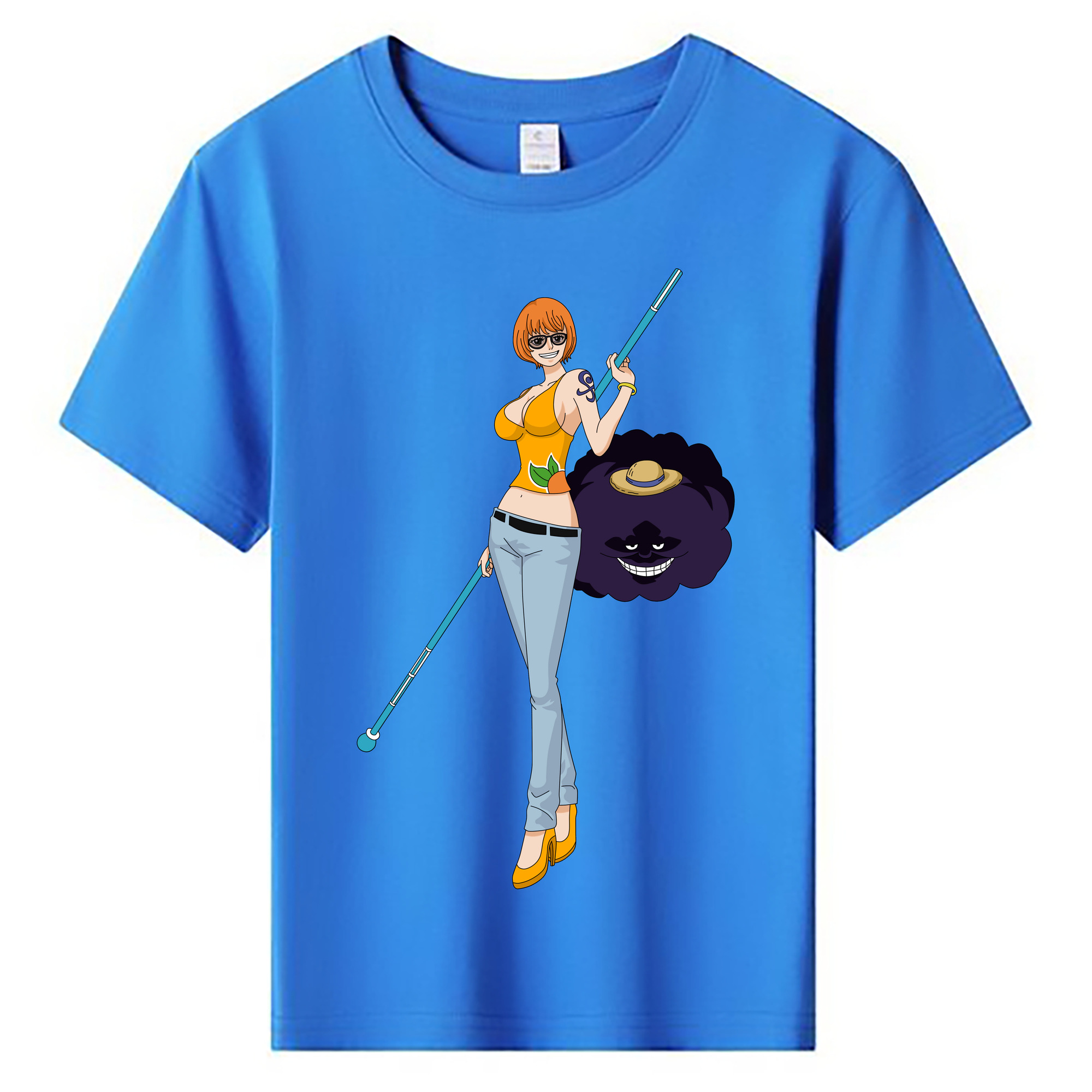 ワンピース ナミ ONE PIECE Nami 綿100％キッズTシャツ（フロントプリント）